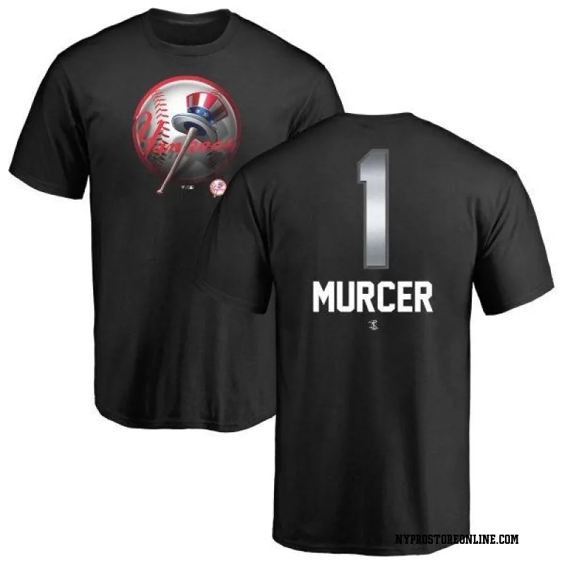 Black Men's Bobby Murcer New York Yankees Midnight Mascot T-Shirt